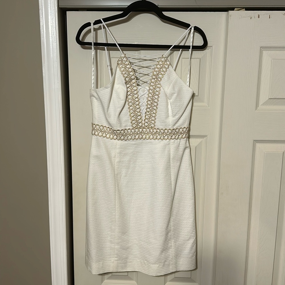 Lilly Pulitzer 🤍 Trista Shift Dress in White